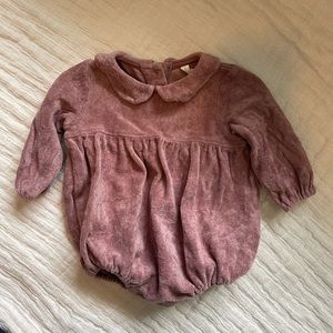Quincy Mae Fig Romper